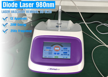 Портативная машина лазера диода частоты коротковолнового диапазона 980нм для кожи маркирует удаление