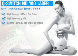 Лазер НД ИАГ машины лазера Пико обработки кожи переключенный к для пигментации